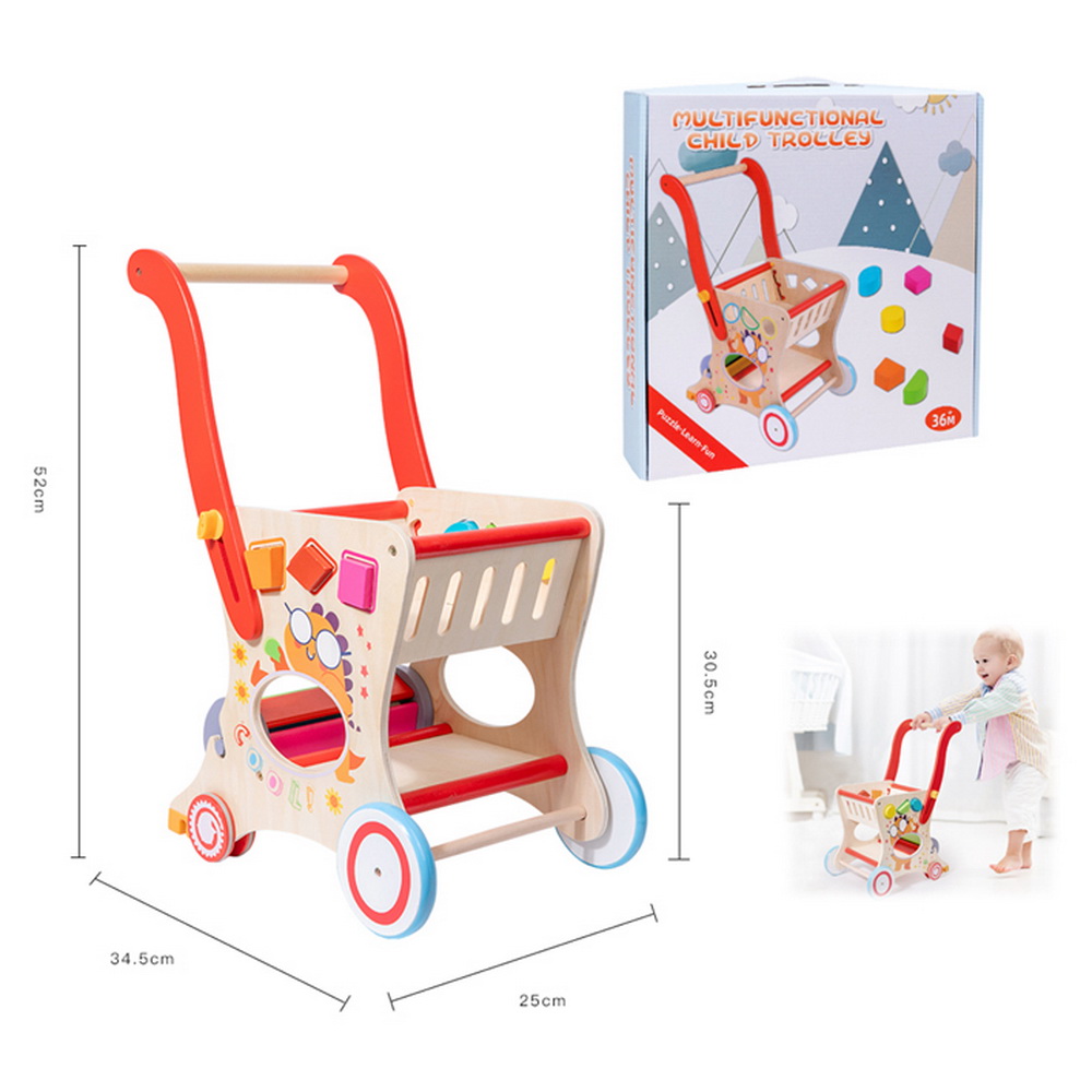 CARRITO COMPRAS MADERA                  