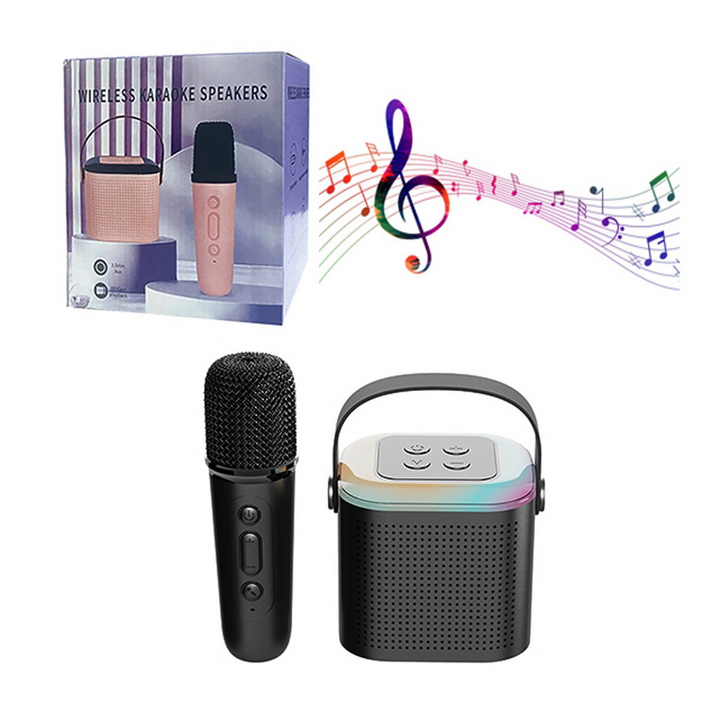 PARLANTE CON MICROFONO BLACK